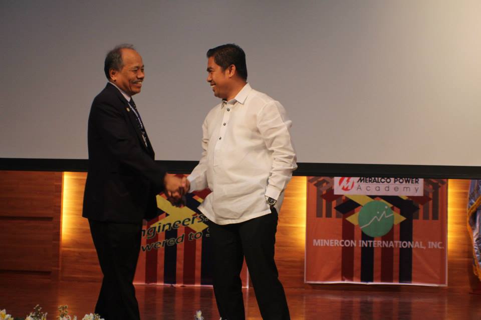 PTC President Engr. Monsada with Batangas State University President Dr. Tirso Ronquillo