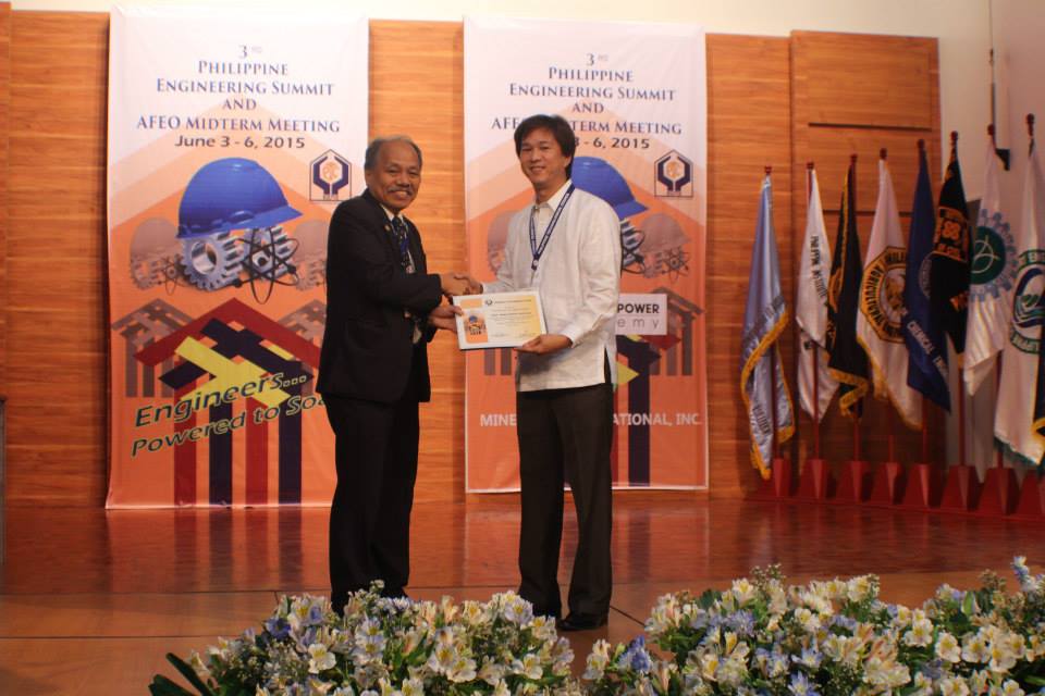 PTC President with Engr. James Rodney Santiago , PECE Consultant and IECEP Director