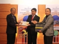 PTC President Engr. Monsada , PTC VP for External affairs Engr. Dela Cruz with CHED Executive Director Atty. Julito Vitriolo