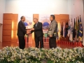 PTC President and PTC VP for External Affairs with the President of University of San Carlos Fr. Dionisio M. Miranda